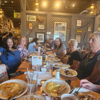 Cracker Barrel Old Country Store - Us ladies enjoying a variety of breakfast choices - American Near Me - Buckeye, Arizona