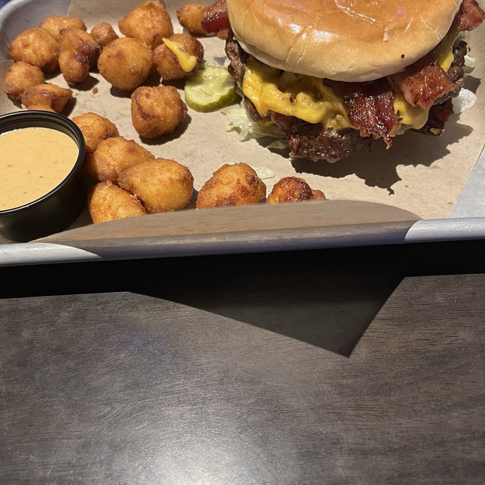 Triple bacon burger