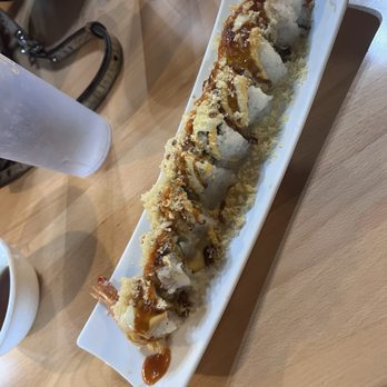 Sushi Village - My favorite roll was this one! The Dynamite Roll. - Sushi Bars Near Me - Atlanta, Georgia