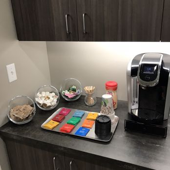 Revive Smiles Dentistry - Refreshments on us! Feel free to help yourself to coffee, tea, or a cold water from our fridge below. - General Dentistry Near Me - Seattle, Washington