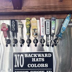 The Stag Saloon - Tap handles for March