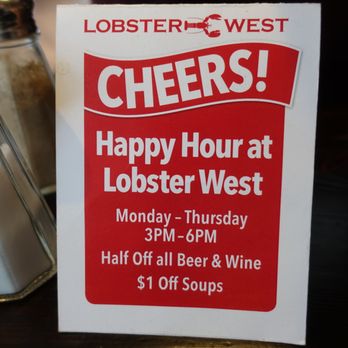 Lobster West - Lobster West Happy Hour - Seafood Near Me - Coronado, California