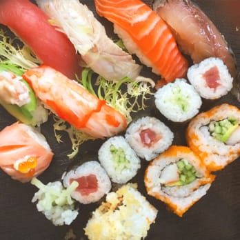 Sochi's Sushi - The 17 euro sushi set. If your country borders the Pacific Ocean in any way, you will know this sushi isn't bad. - Sushi Bars Near Me - Hilversum, New Hampshire Sochi's Sushi - The 17 euro sushi set. If your country borders the Pacific Ocean in any way, you will know this sushi isn't bad. - Sushi Bars Near Me - Hilversum, New Hampshire
