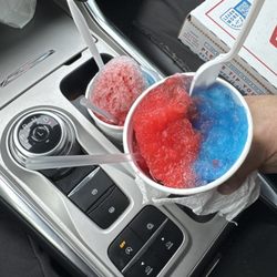 Snowball Express - Half blue coconut and half cherry