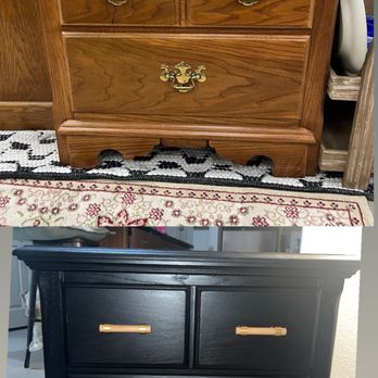 Consignment Crush - Before and after. It was nice before but I wanted to modernize it a bit! - Furniture Stores Near Me - Plano, Texas