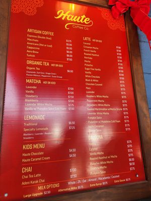 Menu photo 5 Haute Coffee Southwest Ranches, FL