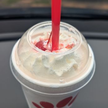 Chick-fil-A - Strawberry milkshake - Fast Food Near Me - Holly Springs, North Carolina Chick-fil-A - Strawberry milkshake - Fast Food Near Me - Holly Springs, North Carolina