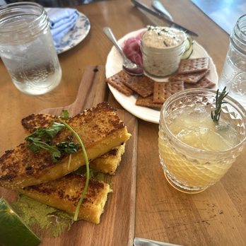Root & Bone Indianapolis - Cornbread and trout dip - American Near Me - Indianapolis, Indiana