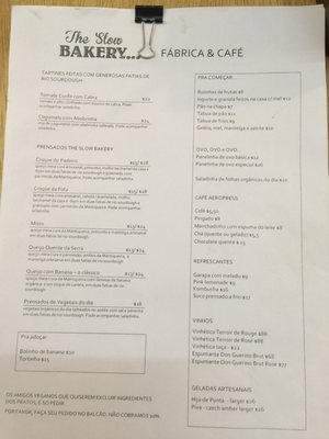 Menu photo 3 The Slow Bakery Rio de Janeiro, RJ Menu photo 3 The Slow Bakery Rio de Janeiro, RJ
