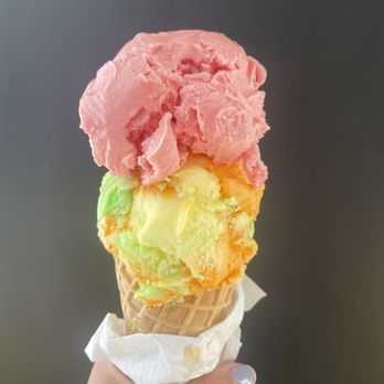 Papa's General Store - Raspberry and rainbow sherbet ice cream - Ice Cream & Frozen Yogurt Near Me - Wichita, Kansas Papa's General Store - Raspberry and rainbow sherbet ice cream - Ice Cream & Frozen Yogurt Near Me - Wichita, Kansas