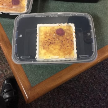 Ditka's Pittsburgh - 1 of 3 creme brûlée done as carry out. Thanks Ditka's Mgmt team for working with me for my son's graduation dessert!!! - New American Near Me - Pittsburgh, Pennsylvania