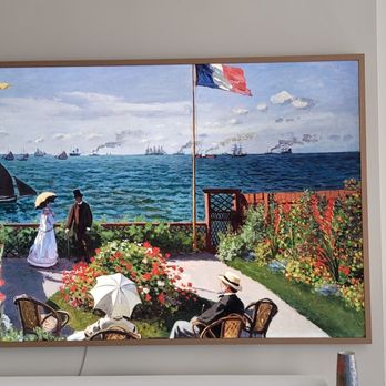 Chicago TV Installer - 65" Samsung Frame install. A difficult one to install but they did great! - Home Theatre Installation Near Me