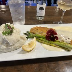 The Hawk - Walleye dinner.