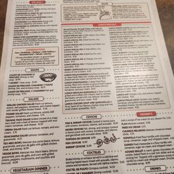 La Autentica Mexican Restaurant - Menu