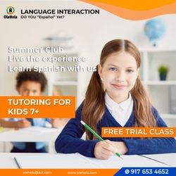 Language Interaction - Tutoring for kids 7+