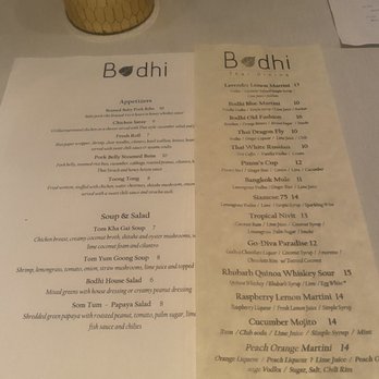 Bodhi Thai Dining - Menu - Thai Near Me - Lexington, South Carolina Bodhi Thai Dining - Menu - Thai Near Me - Lexington, South Carolina