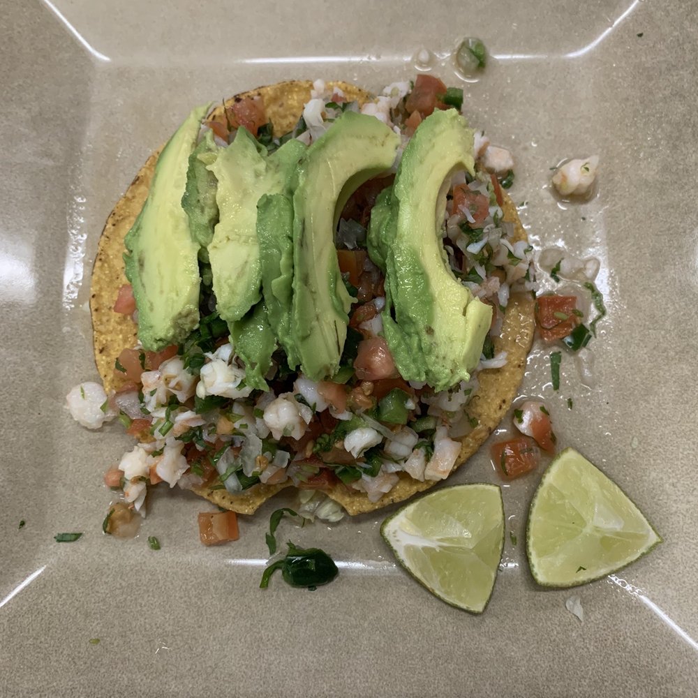 Taqueria La Barca - Shrimp ceviche tostada! - Mexican Near Me - Arcata, California Taqueria La Barca - Shrimp ceviche tostada! - Mexican Near Me - Arcata, California