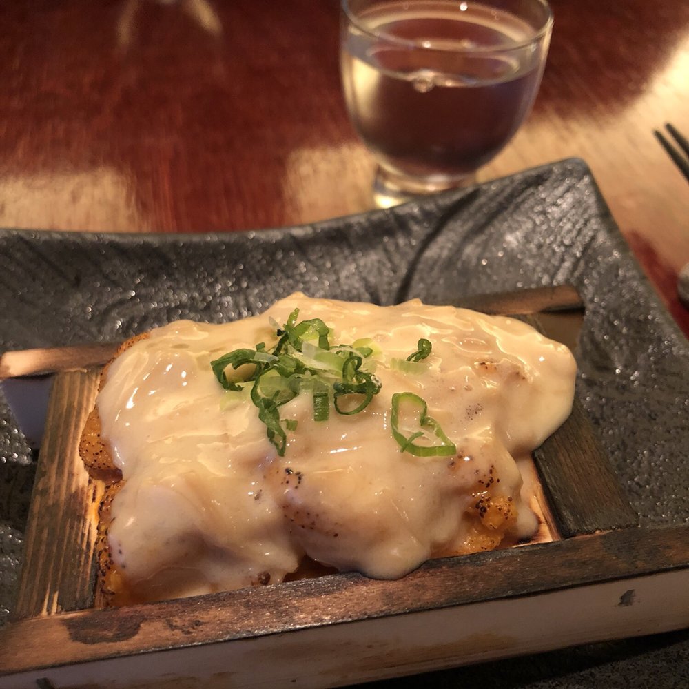 Miyake - Local uni with melted cheese and truffle oil - Japanese Near Me - Portland, Maine Miyake - Local uni with melted cheese and truffle oil - Japanese Near Me - Portland, Maine