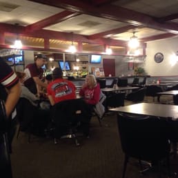 Dining room. Good food, awkward seating.