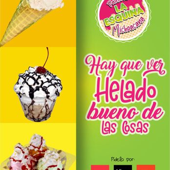 Paleteria La Esquina Michoacana - three ice cream cones with a cherry on top - Ice Cream & Frozen Yogurt Near Me - Chicago, Illinois Paleteria La Esquina Michoacana - three ice cream cones with a cherry on top - Ice Cream & Frozen Yogurt Near Me - Chicago, Illinois