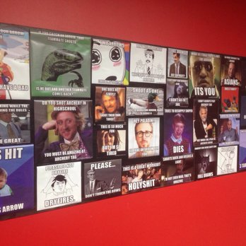 Archers Arena - Wall of Memes - Archery Near Me - Toronto, Ontario