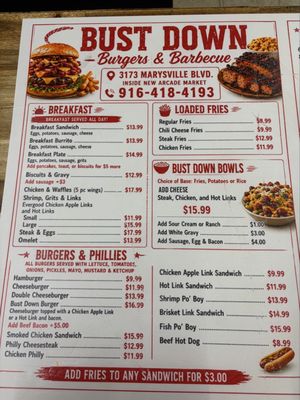 Menu photo 2 Bustdown Burgers And BBQ Sacramento, CA Menu photo 2 Bustdown Burgers And BBQ Sacramento, CA