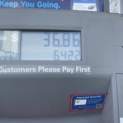 Chevron - That's how much it cost for 6 gallons