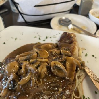 Albi's Vite Italian Kitchen - Albi's Ribeye Marsala was actually pretty good. - Italian Near Me - San Antonio, Texas