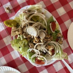 Pete's Pizza - Greek salad + chicken