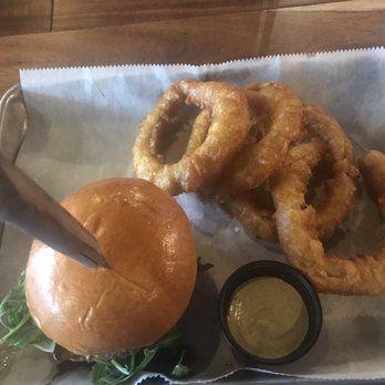 Barrel 17 - The Caprese Burger was recommended by our server. I really enjoyed it. The burger was juicy and well flavored. - New American Near Me - Virginia Beach, Virginia