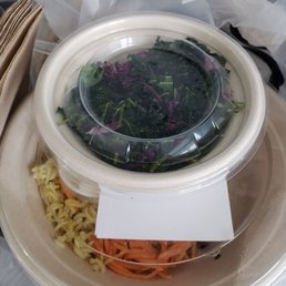Nicely packaged curbside order