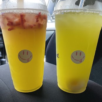 Sugah Daddeh's Kane Juice - Strawberry sugar cane juice and lychee sugar cane juice - Juice Bars & Smoothies Near Me - Aiea, Hawaii Sugah Daddeh's Kane Juice - Strawberry sugar cane juice and lychee sugar cane juice - Juice Bars & Smoothies Near Me - Aiea, Hawaii