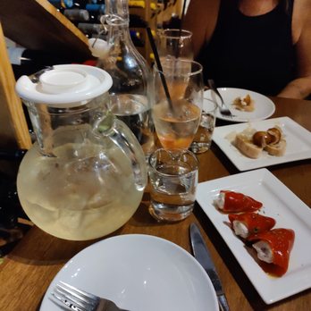 Toro Kitchen + Bar - Pitcher of white sangria and tapas - Tapas Bars Near Me - San Antonio, Texas Toro Kitchen + Bar - Pitcher of white sangria and tapas - Tapas Bars Near Me - San Antonio, Texas