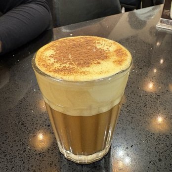 Lá Sen Vietnamese Cuisine - The Egg Yolk Coffee, the aroma of coffee is good and strong, but a bit sweet. - Vietnamese Near Me - Toronto, Ontario Lá Sen Vietnamese Cuisine - The Egg Yolk Coffee, the aroma of coffee is good and strong, but a bit sweet. - Vietnamese Near Me - Toronto, Ontario