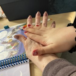 Chic Nails and Spa - My granddaughter and myself