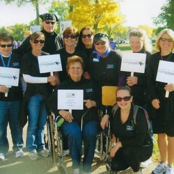 Visiting Angels - Our team at the Walk to End Alzheimer's.