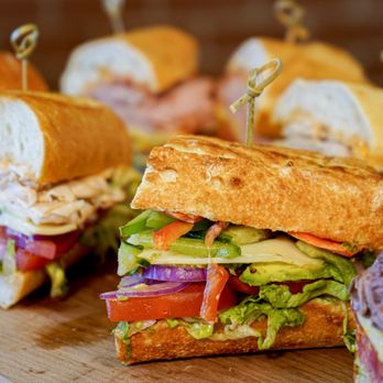 Sourdough & Co - Our Veggie sandwich next to turkey and pastrami sandwiches - Sandwiches Near Me - Monrovia, California Sourdough & Co - Our Veggie sandwich next to turkey and pastrami sandwiches - Sandwiches Near Me - Monrovia, California