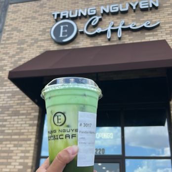 Trung Nguyen E-Coffee - Pandan matcha - Coffee & Tea Near Me - Carrollton, Texas Trung Nguyen E-Coffee - Pandan matcha - Coffee & Tea Near Me - Carrollton, Texas