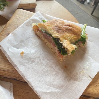 Prato Bakery - Manhattan Sandwich add arugula and truffle sauce - Coffee & Tea Near Me - Jersey City, New Jersey