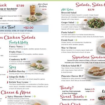 Chicken Salad Chick - Menu - Salad Near Me - Kennesaw, Georgia