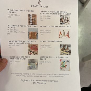 Craft Theory - Paint & Sip Near Me - Lakewood, Washington Craft Theory - Paint & Sip Near Me - Lakewood, Washington