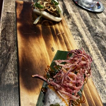 Pubbelly Sushi - Veggie Roll and Shitake Bao Bun - Sushi Bars Near Me - Kendall, Florida Pubbelly Sushi - Veggie Roll and Shitake Bao Bun - Sushi Bars Near Me - Kendall, Florida