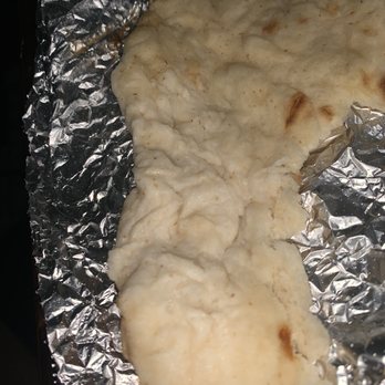 The Halal Guys - undercooked pita - Halal Near Me - Ashburn, Virginia