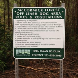Mccormick Forest Off Leash Dog Area