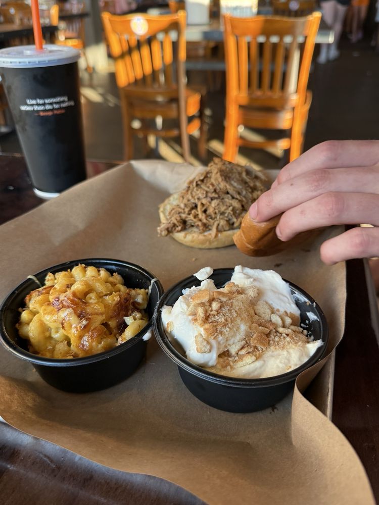 Food from Mission BBQ