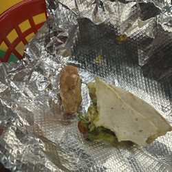 Fuzzy's Taco Shop - Raw chicken