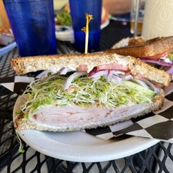 Milepost Brewing - Hay Canyon so yummy! I took off avocado and added the turkey. Wow!