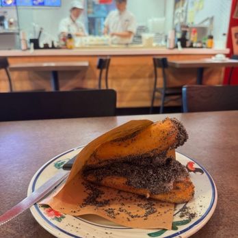 Auntie Qiu Kitchen - Oil stick with mochi and black sesame. - Dim Sum Near Me - Alhambra, California Auntie Qiu Kitchen - Oil stick with mochi and black sesame. - Dim Sum Near Me - Alhambra, California