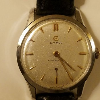 Stones Jewelry - Stones Jewelry helped me with my father's classic Cyma watch. - Jewelry Near Me - Wheaton, Illinois