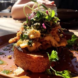 The road house smoked bacon on scrambled eggs special The road house smoked bacon on scrambled eggs special